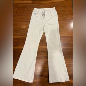 Cotton On Cream Flare Jeans